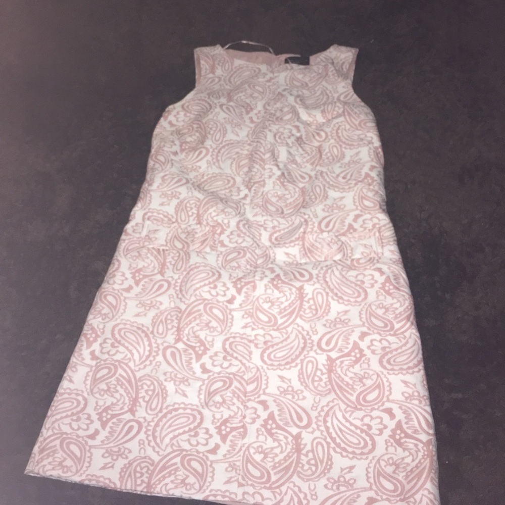 πHPπVictoria Beckham Pink Floral Jacquard Dress - Picture 4 of 8
