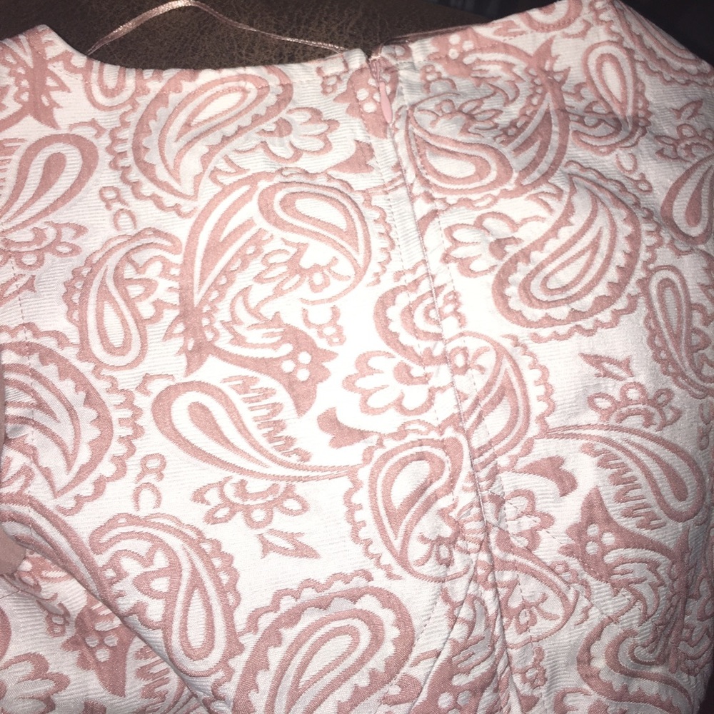 πHPπVictoria Beckham Pink Floral Jacquard Dress - Picture 6 of 8