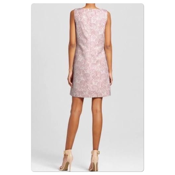 ๐HP๐Victoria Beckham Pink Floral Jacquard Dress - Picture 3 of 8