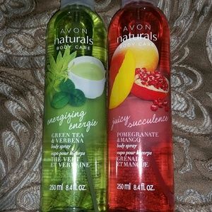 Avon naturals body care spray