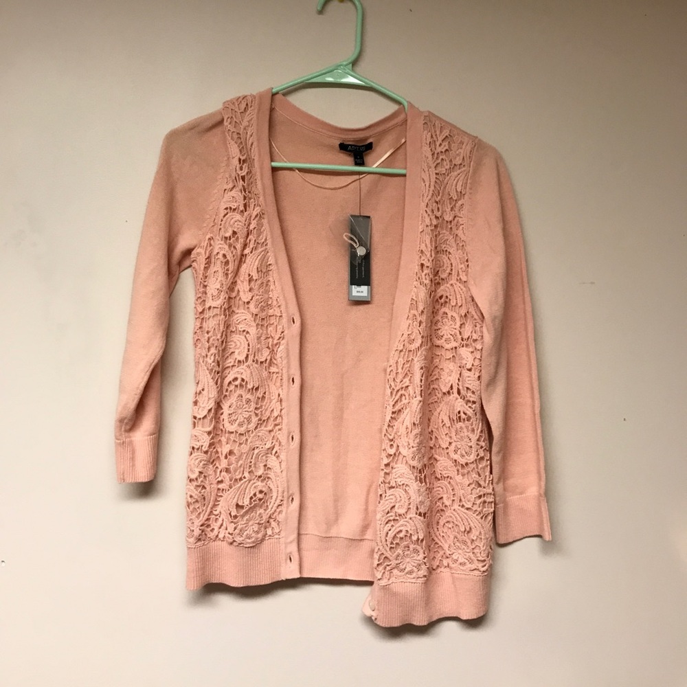 Light pink cardigan