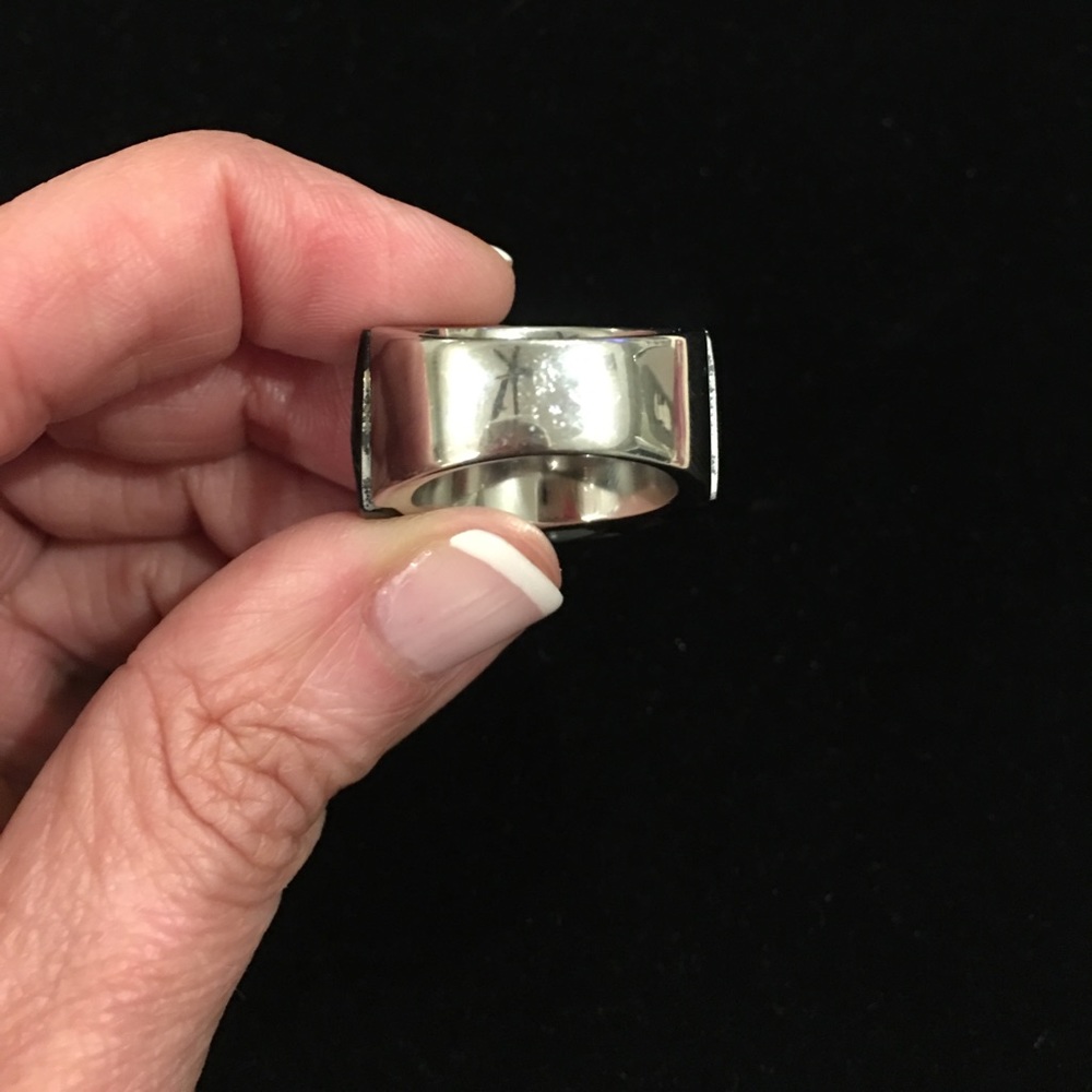 SMOKEY GRAY STATEMENT RING - Picture 3 of 4