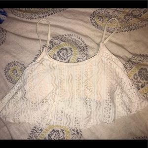 Target white lace swimsuit size M