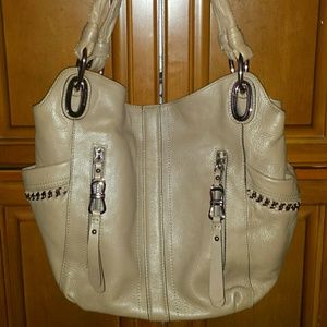 B. Makowsky leather handbag