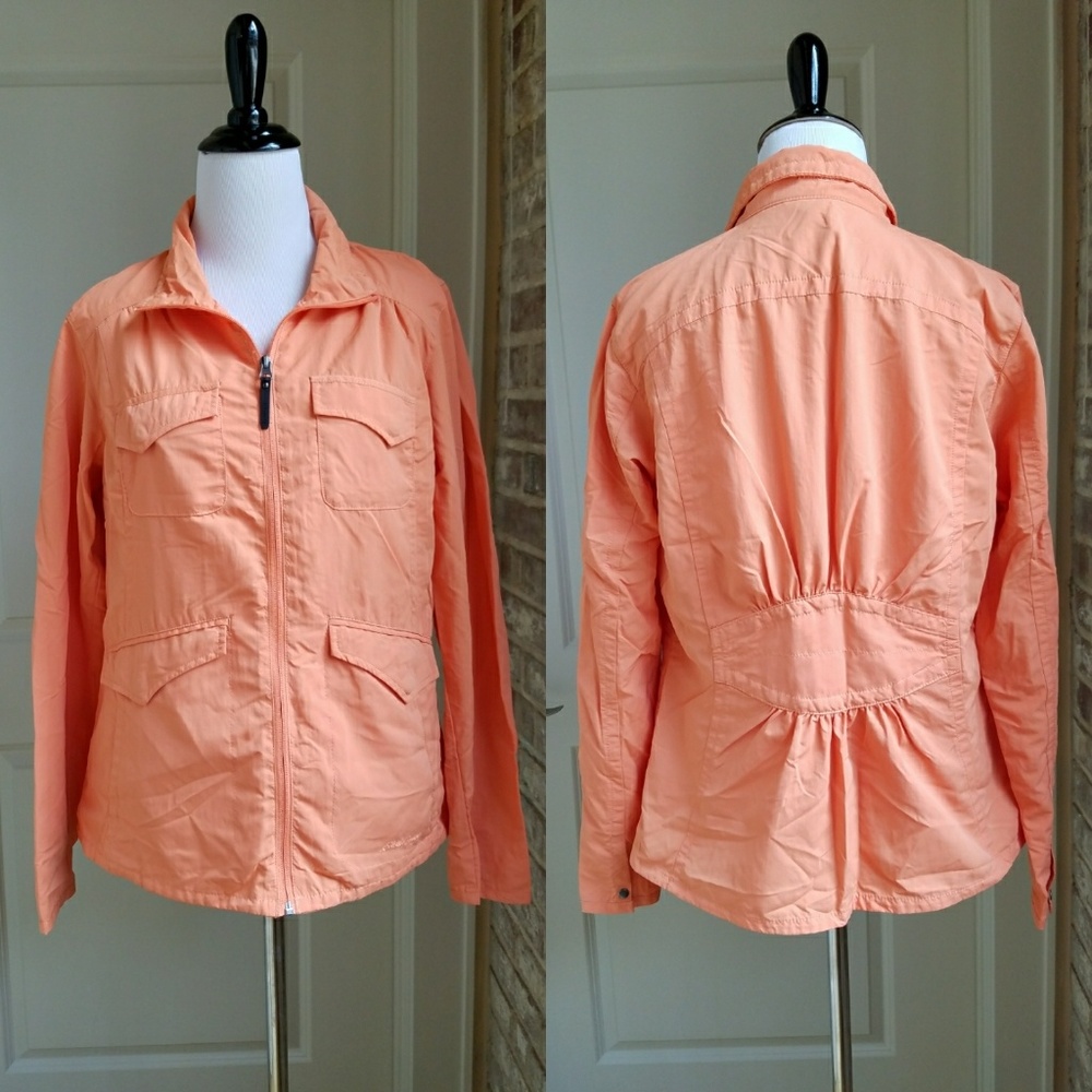 Eddie Bauer Travex Orange Jacket, S
