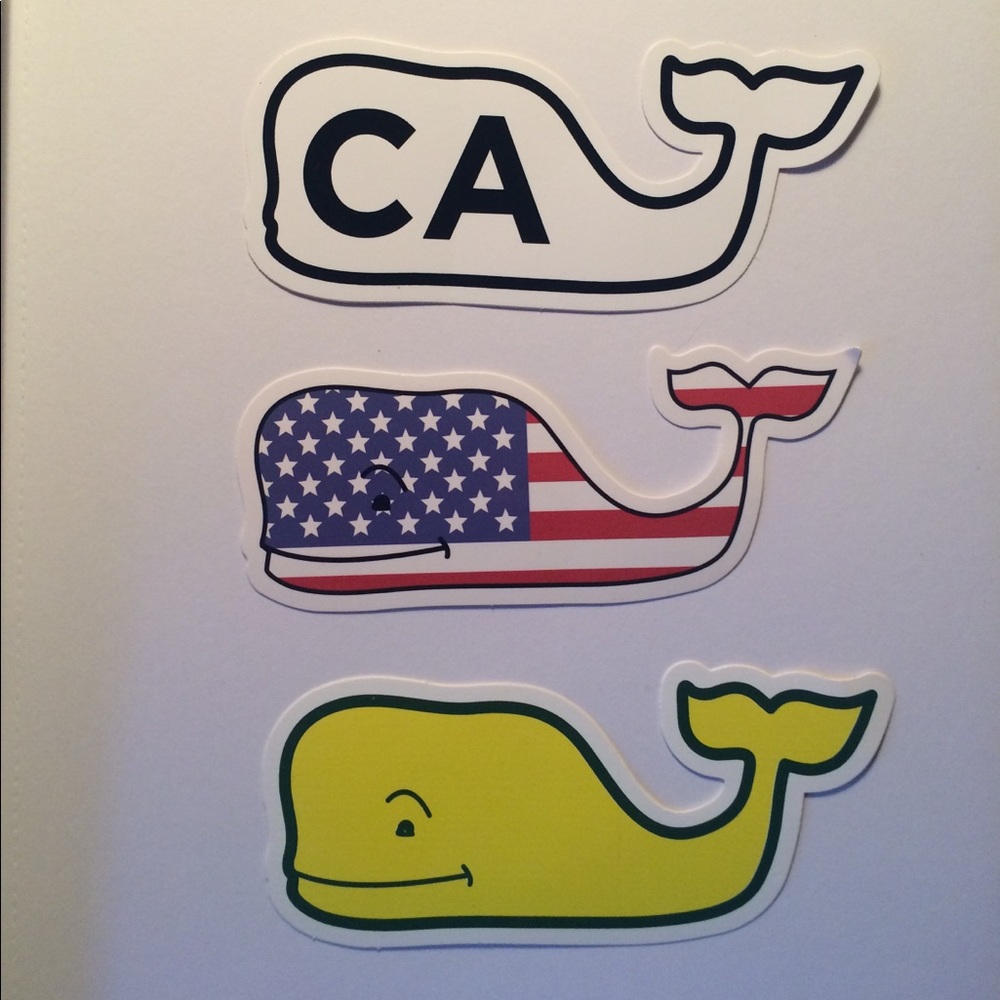 3 Vineyard Vines Stickers