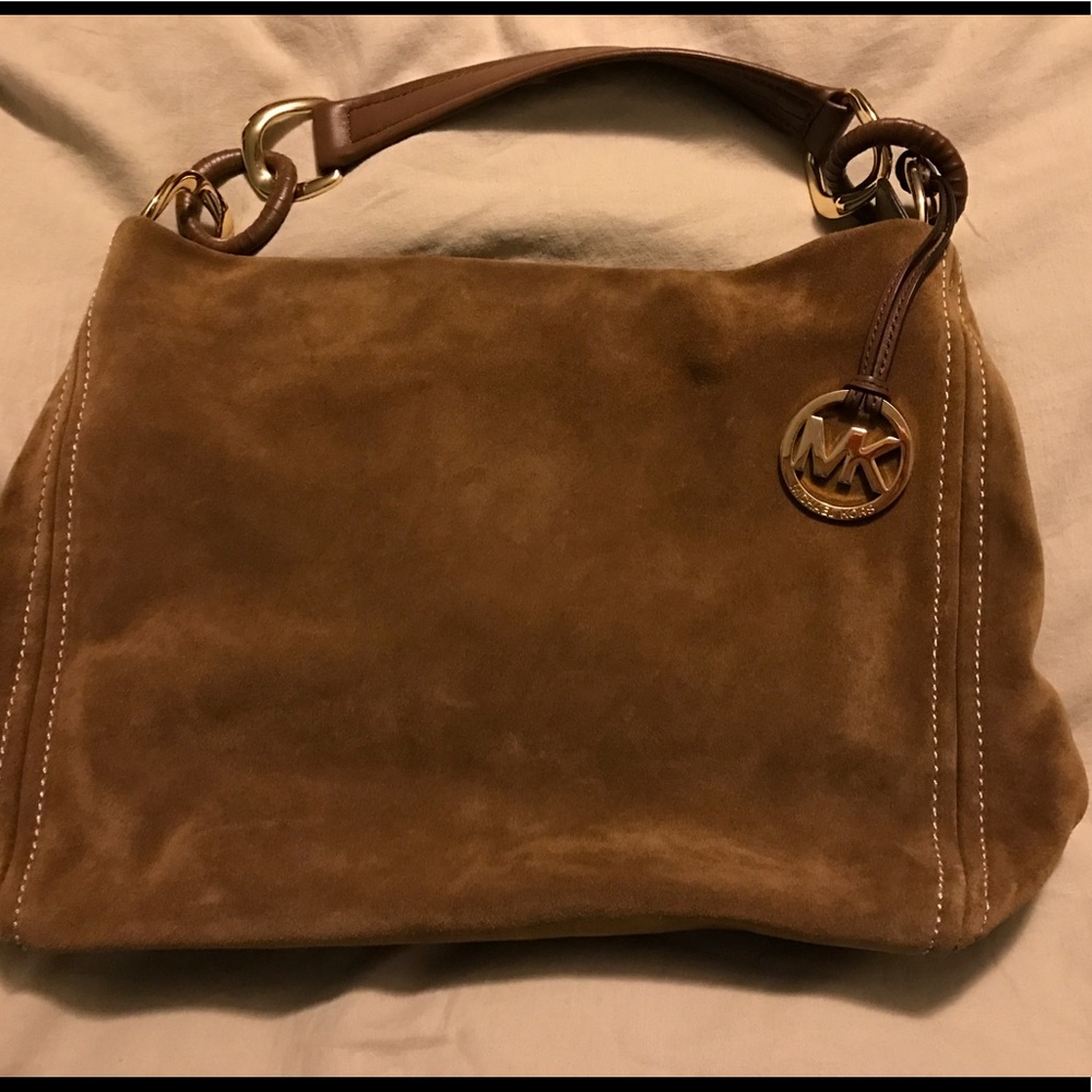 Michael Kors Suede Handbag
