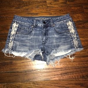 AEO Shortie Jean Shorts ☀️