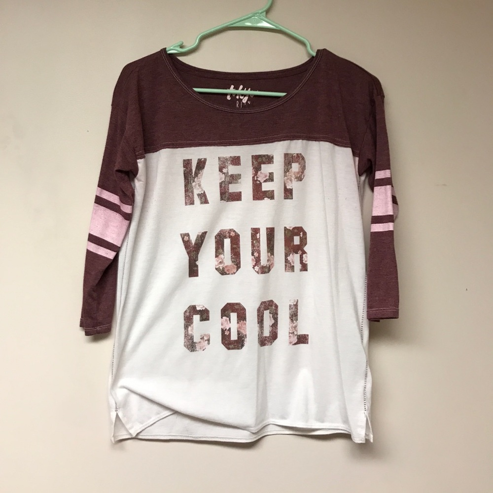 3/4 sleeve tshirt