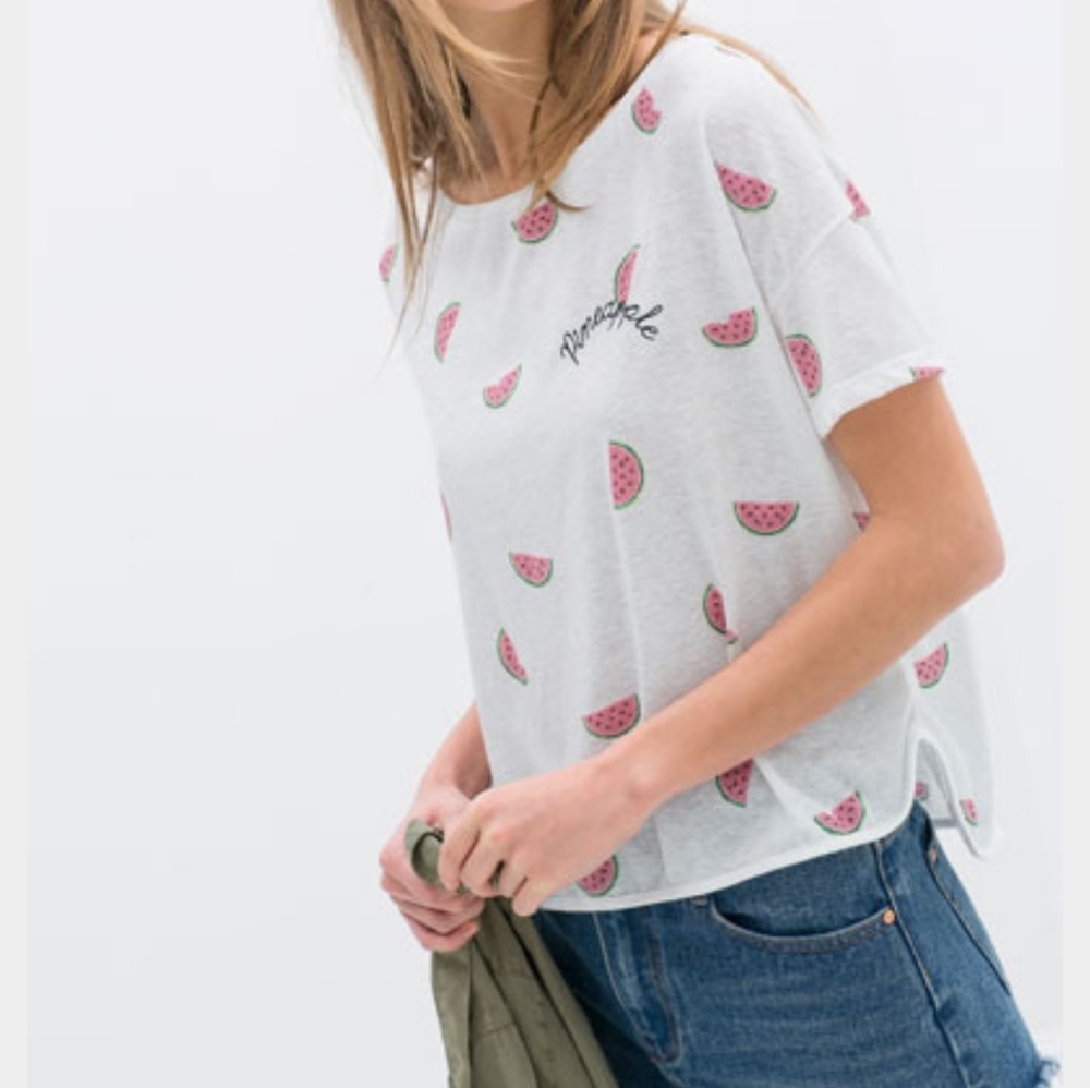Zara Watermelon tshirt