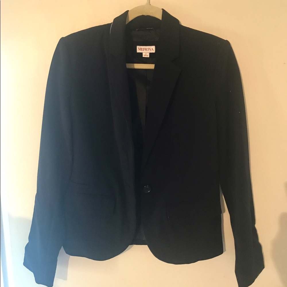 Black blazer worn once!