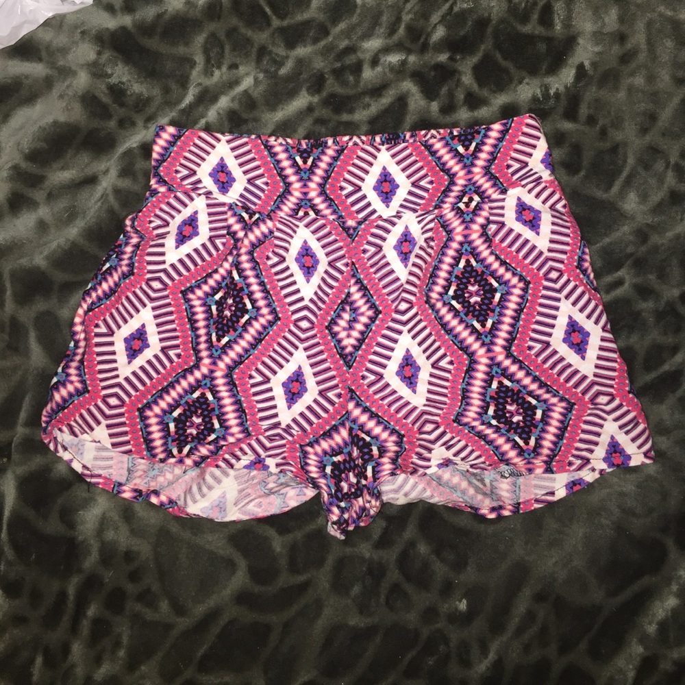 Tribal print shorts