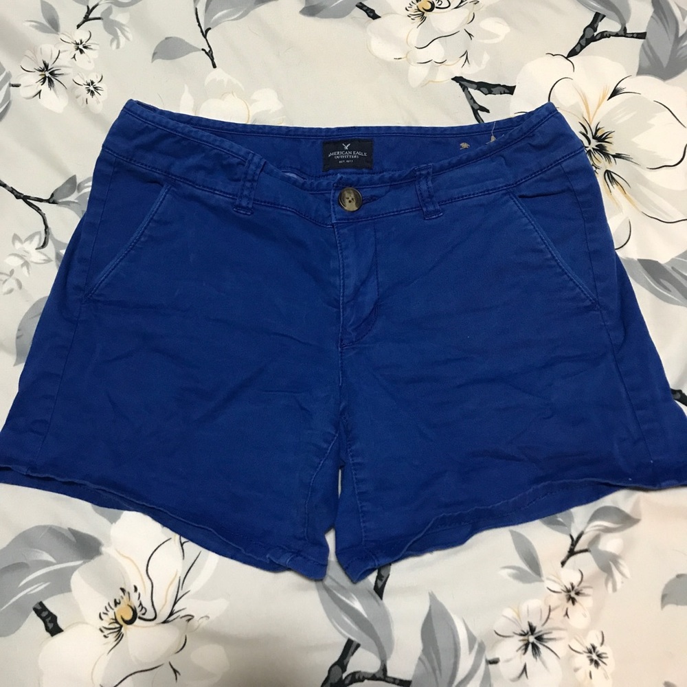 Blue shorts