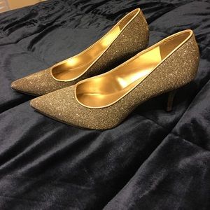 Silver/gold heels
