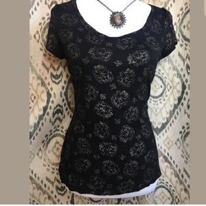 Rock & Republic skull print medium Tee