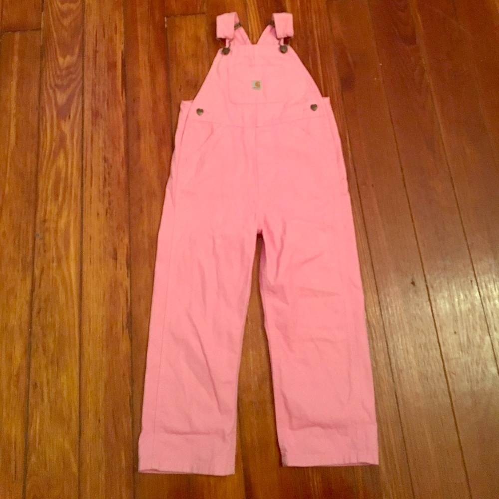 Carhartt Pink Overalls, Size 4T