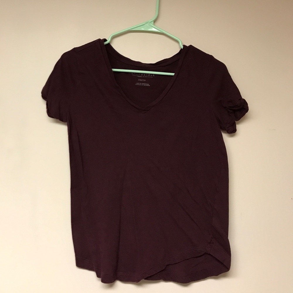 Maroon tee