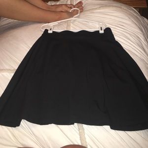 Black skater skirt