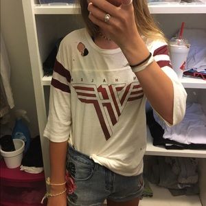 vintage ripped band tee