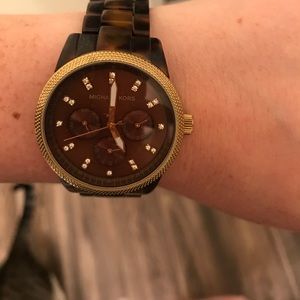 Tortoise shell MK watch ⌚️