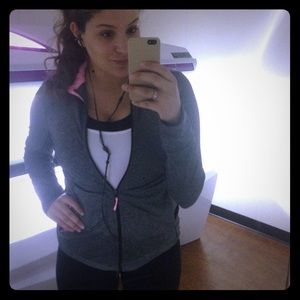 H&M Tops - Gray & Pink Workout Jacket H&M Tops - Gray & Pink Workout Jacket