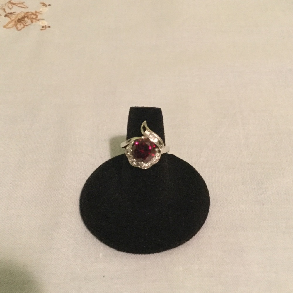 Red Garnet ring