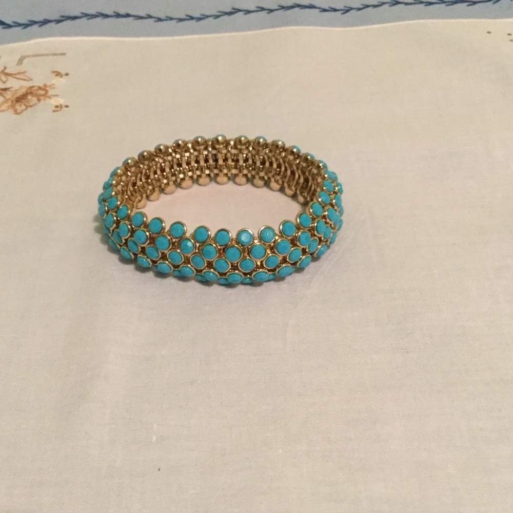 Turquoise colored bracelet