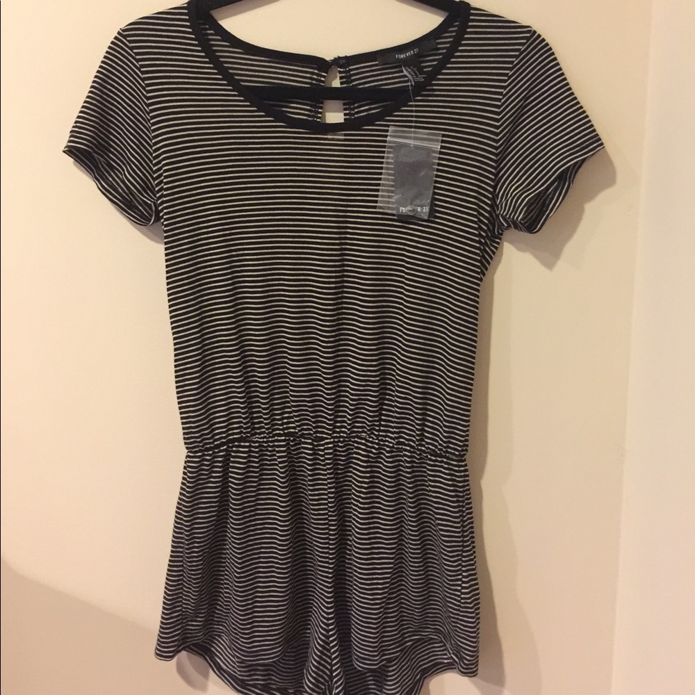 Stripped romper