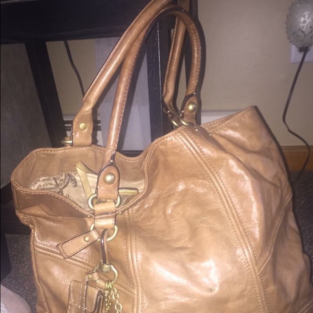 Juicy Couture leather tote bag!