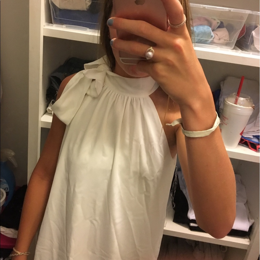 white dress