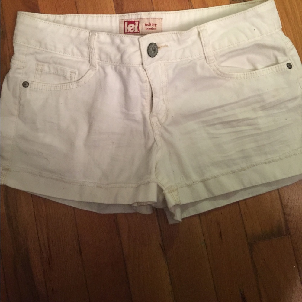 White shorts