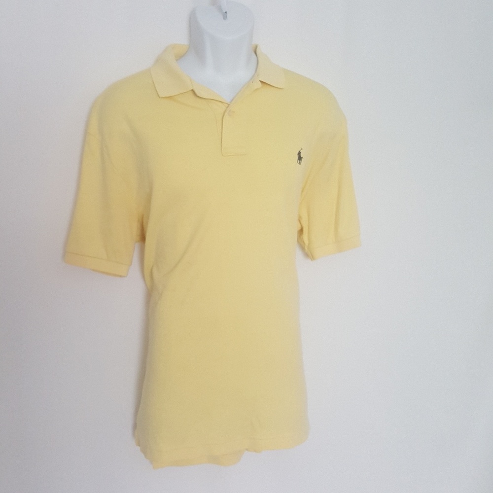 Ralph Lauren Polo Yellow Mens Shirt Size L