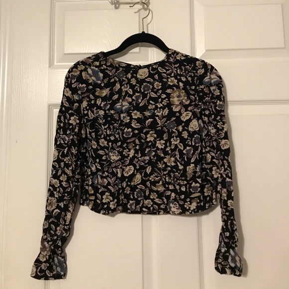 Floral Long Sleeve Top - Picture 1 of 5