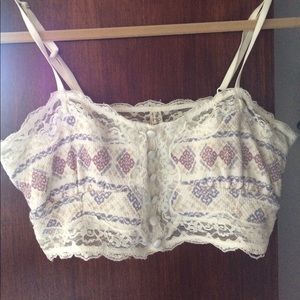 Free People Button Bandeau