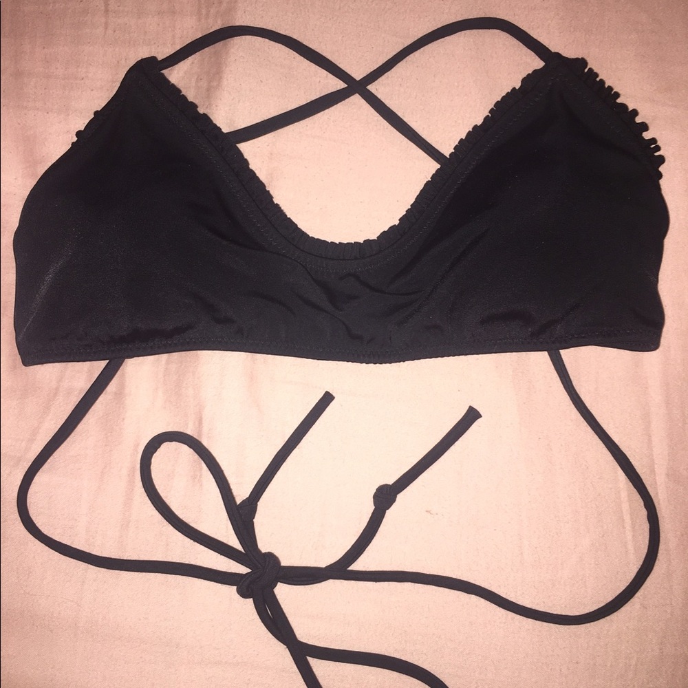 Black Victorias Secret Bathing Suit Top Size Small
