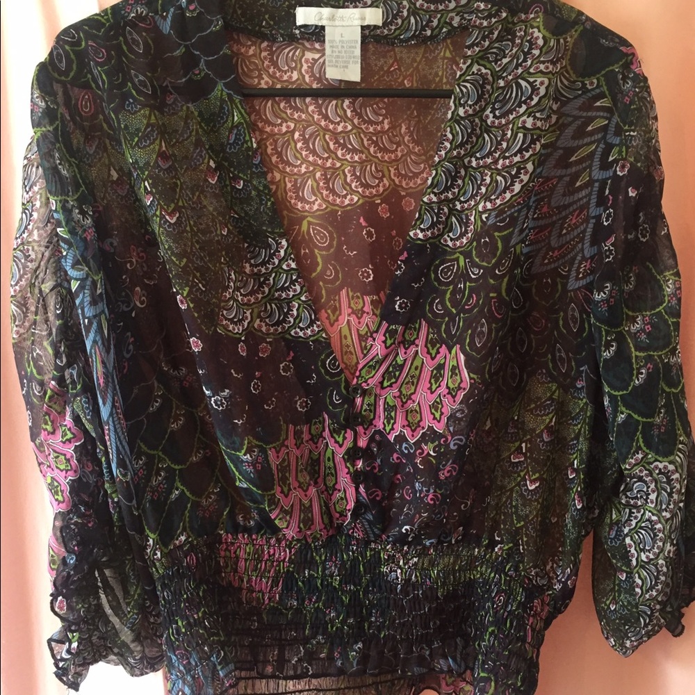 Light and pretty blouse from Charlotte Russe