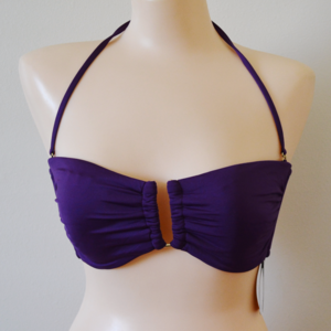 NWT Mossimo Bikini Top Bandeau Removable Pads M