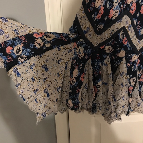 Free People Floral Patchwork Dress - Picture 3 of 3