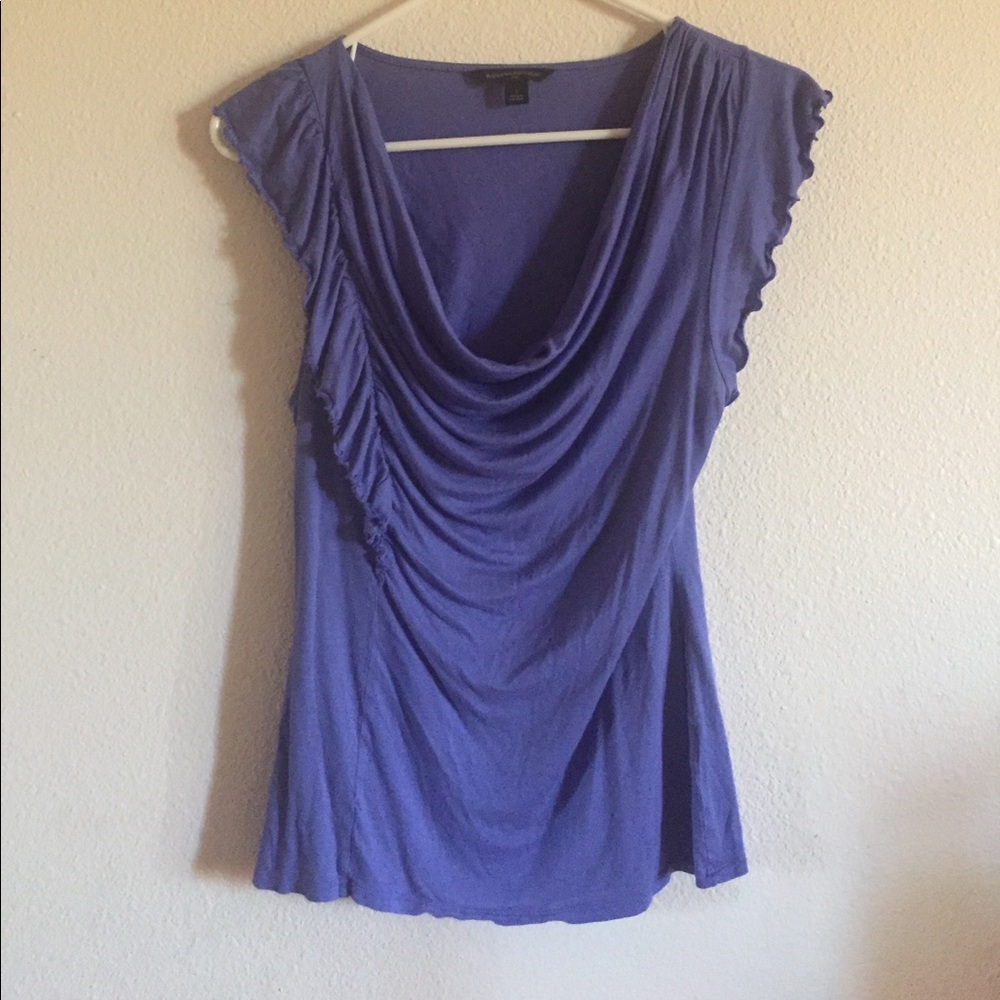 Purple ruffley tank top