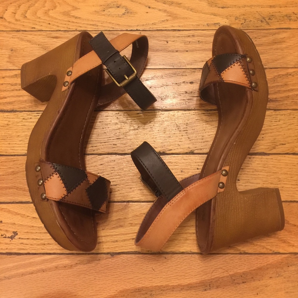 New!  Mia Strappy Block Heel Sandals!