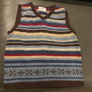 Hanna Andersson boys sz 100/4 sweater vest