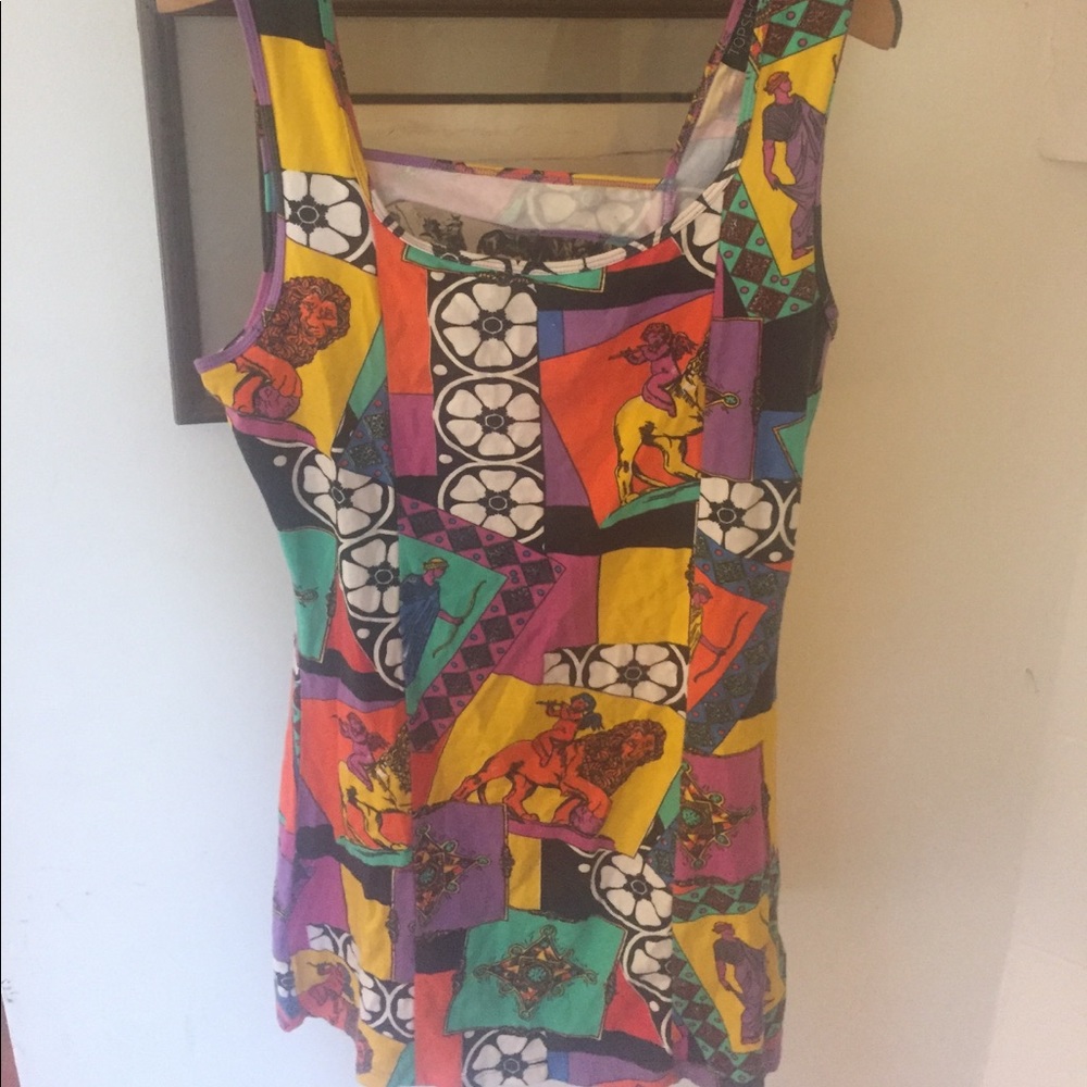 Topshop 90's Print Dress