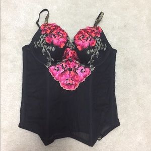 Victoria's Secret embroidered corset