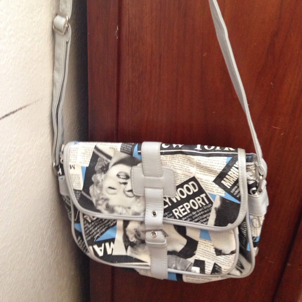 Canvas cross body bag