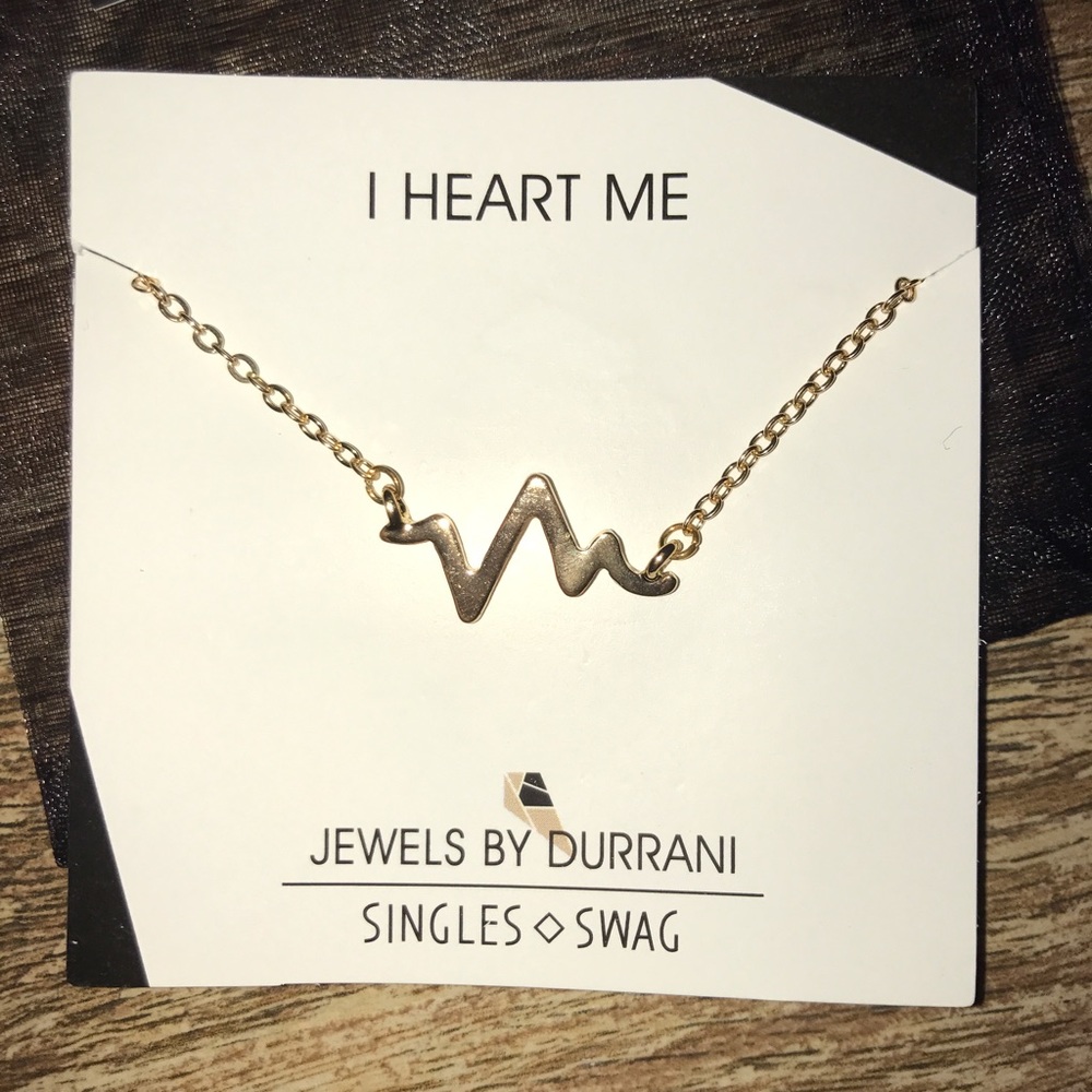 Gold Heartbeat Necklace