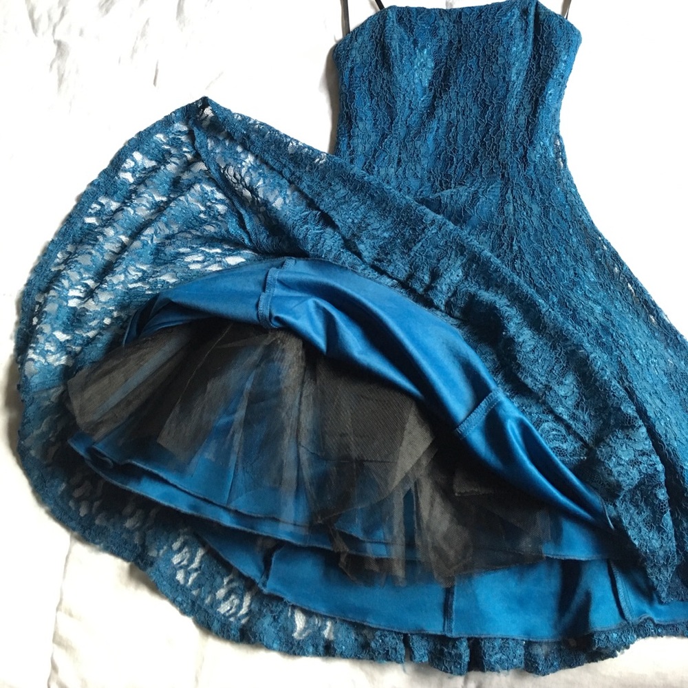 Fun Blue laced dress