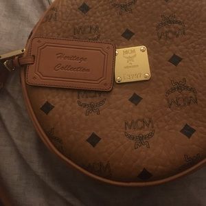 Real authentic tambourine MCM crossbody bag