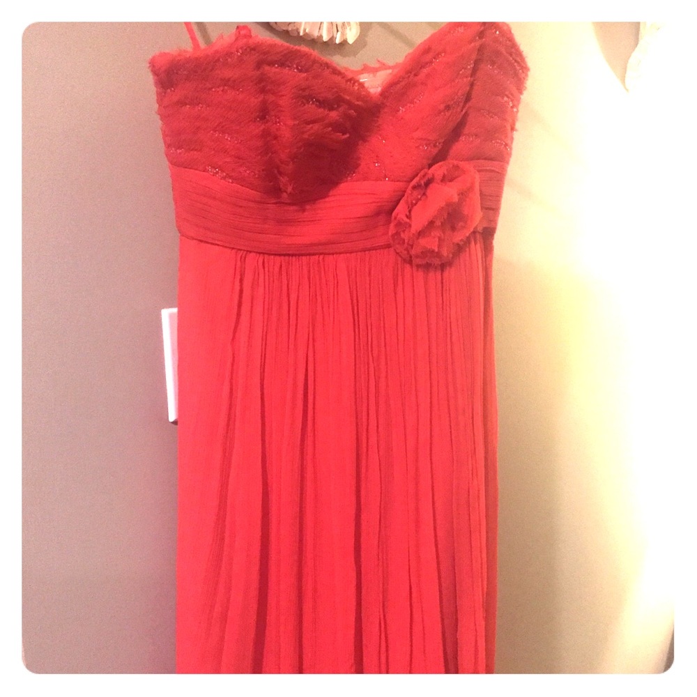 Bcbg coral dress - size 4