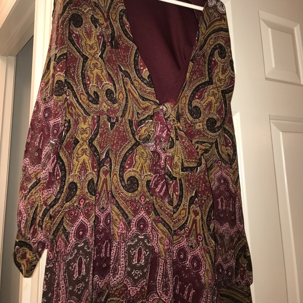 Tobi multicolored romper size small