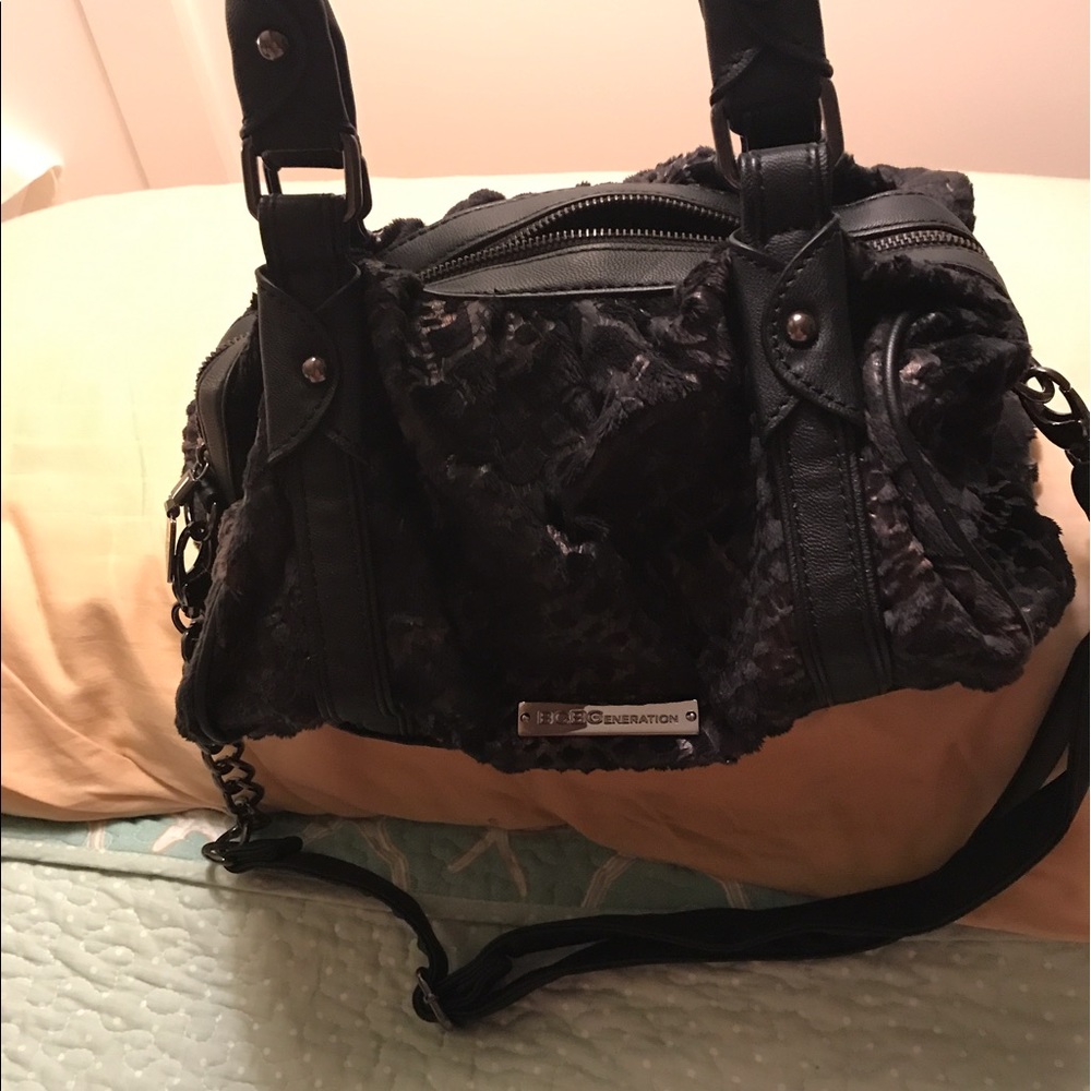 BCB Generation faux fur bag